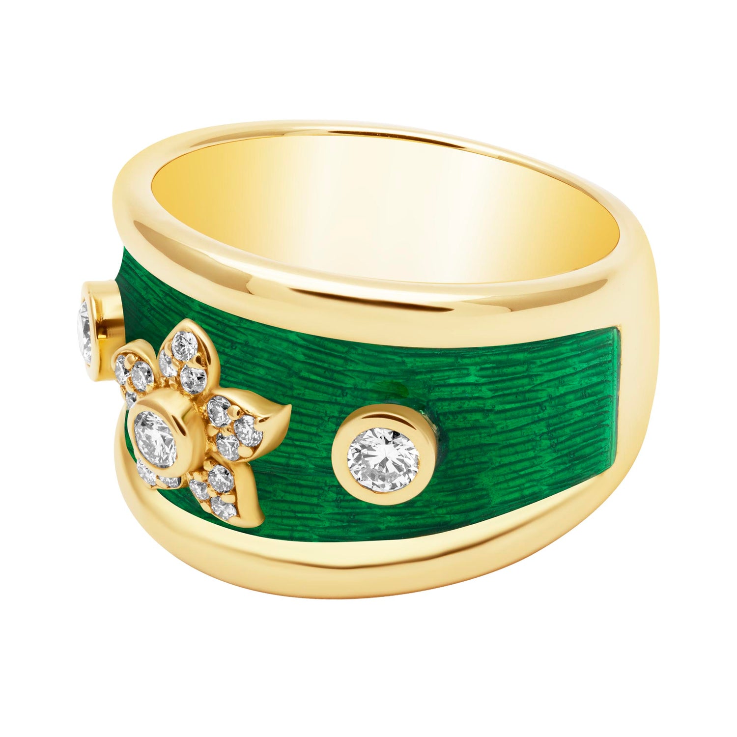 Ring - Diamond (Enamel) (2401D) | Singhvi Jewels