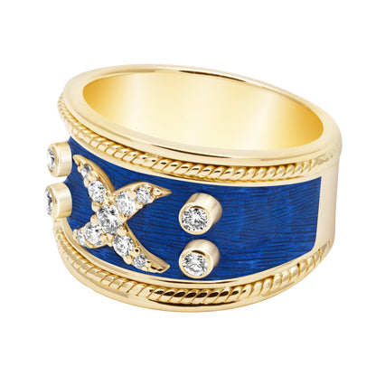 Ring - Diamond (Enamel) (2407F) | Singhvi Jewels