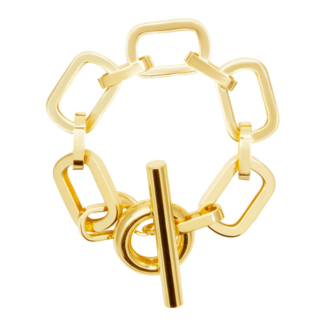 Toggle Bracelet - Gold | Singhvi Jewels
