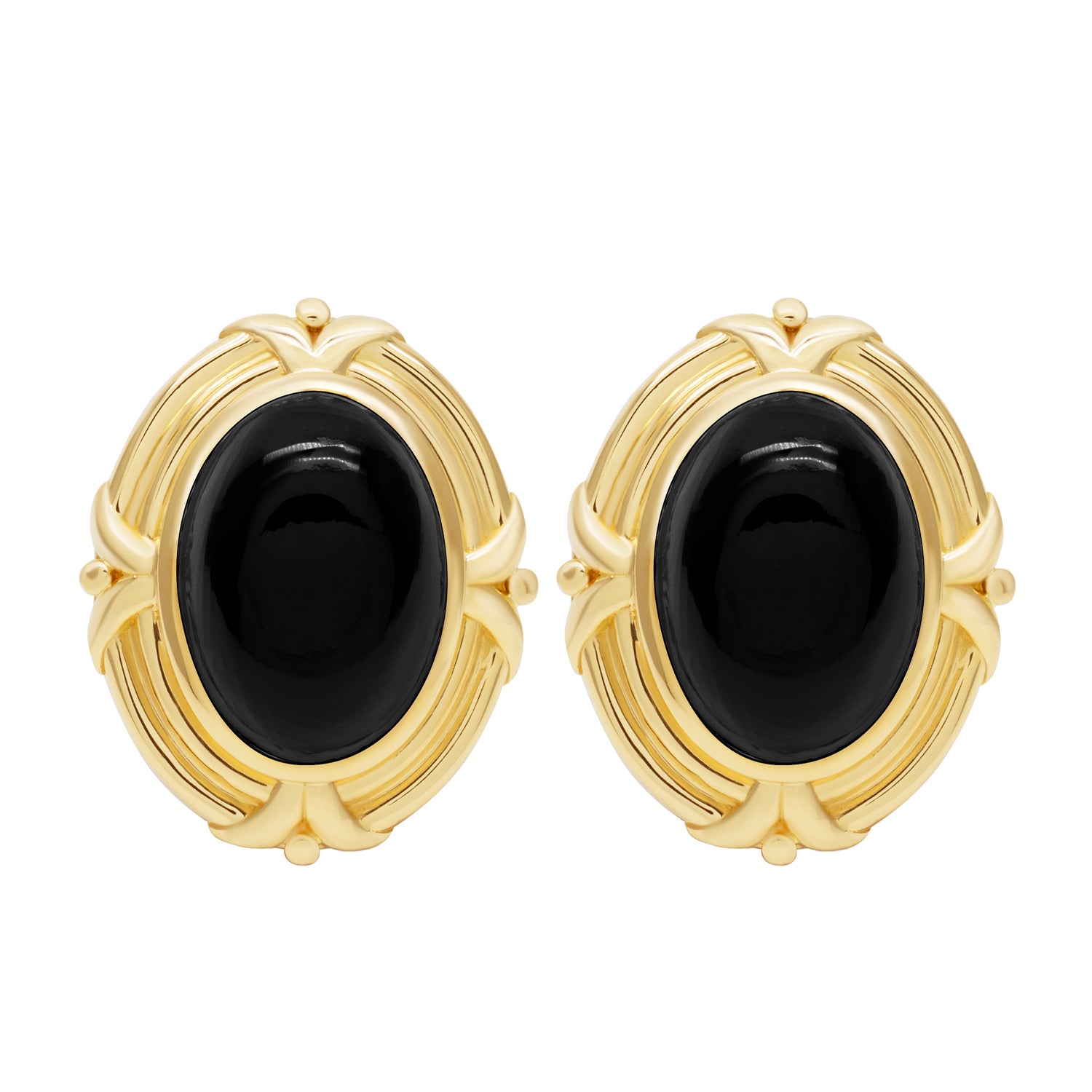 Earrings - Black Onyx | Singhvi Jewels