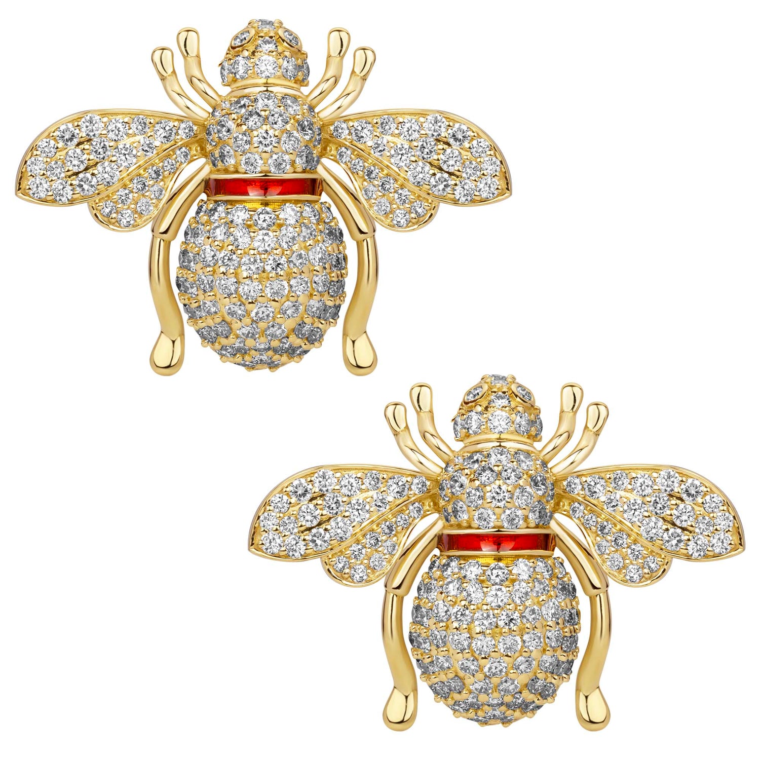 Earrings - Diamond (Enamel) | Singhvi Jewels