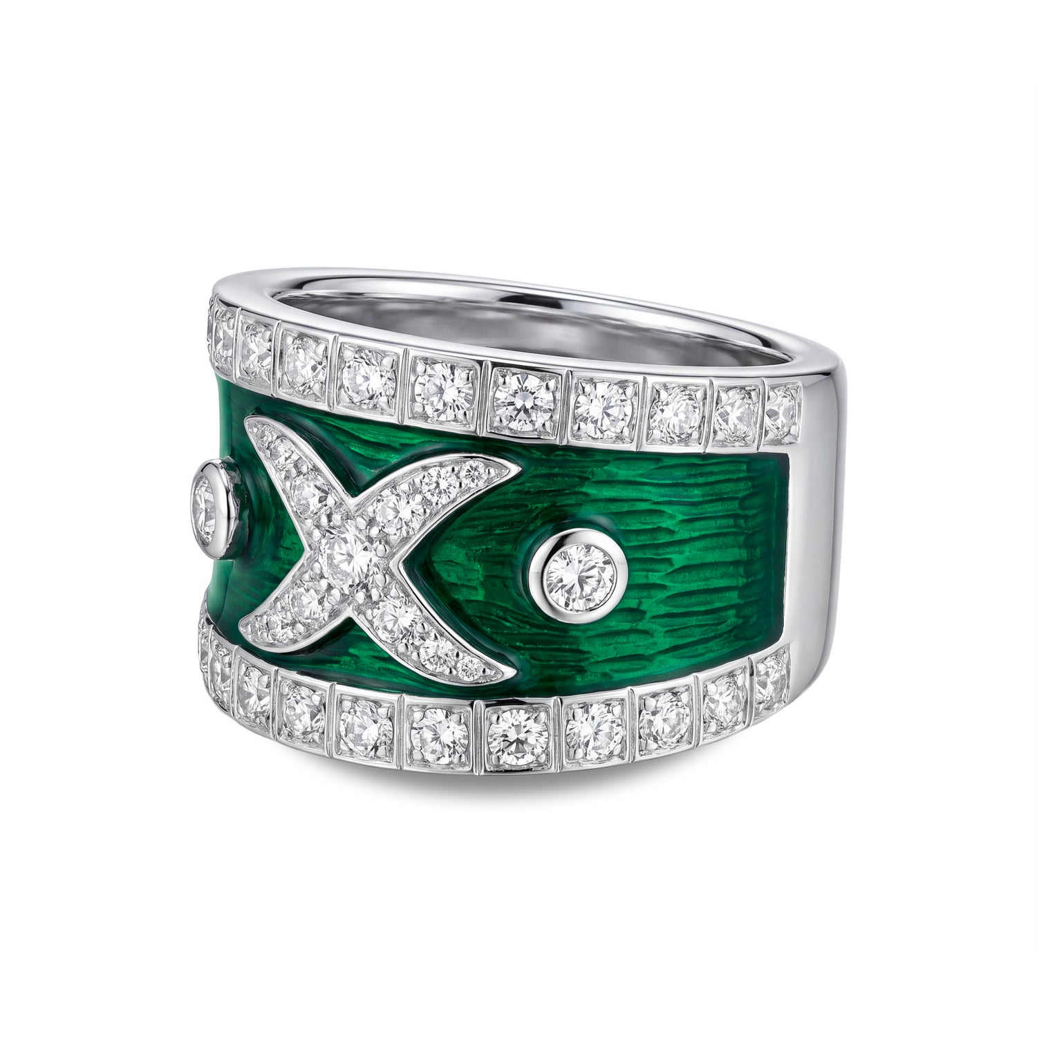 Ring - Diamond (Enamel) | Singhvi Jewels