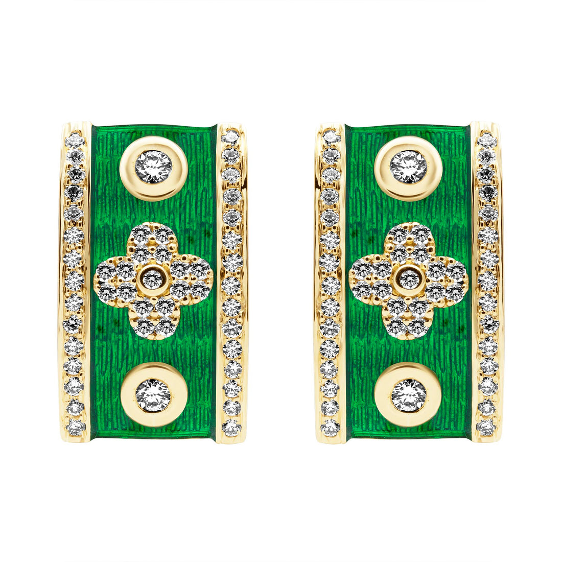 Earrings - Diamond (Enamel) | Singhvi Jewels