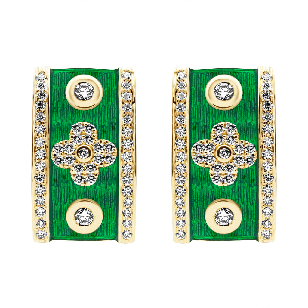 Earrings - Diamond (enamel)