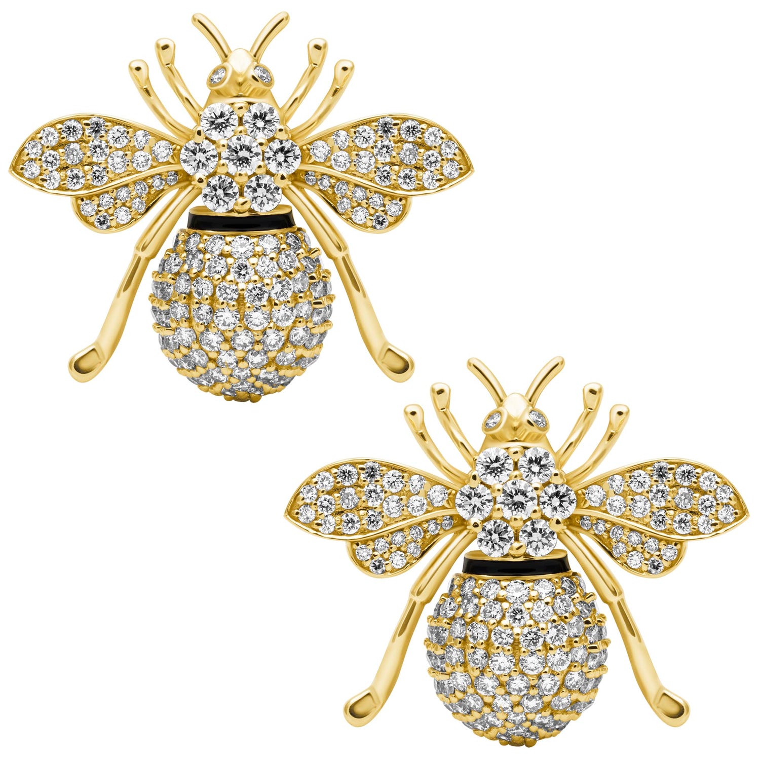 Earrings - Diamond (Enamel) (2412A) | Singhvi Jewels