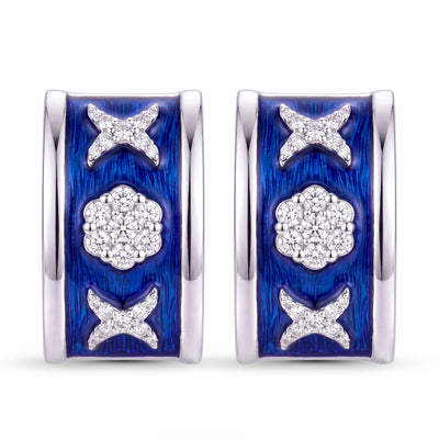 Earrings - Diamond (Enamel)