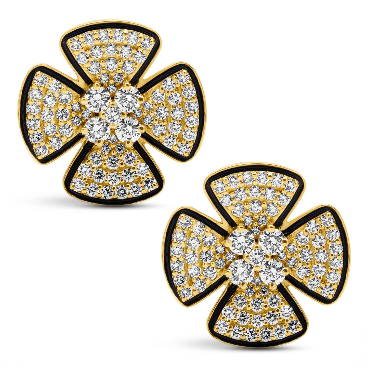 Earrings - Diamond (Enamel) (2437F) | Singhvi Jewels