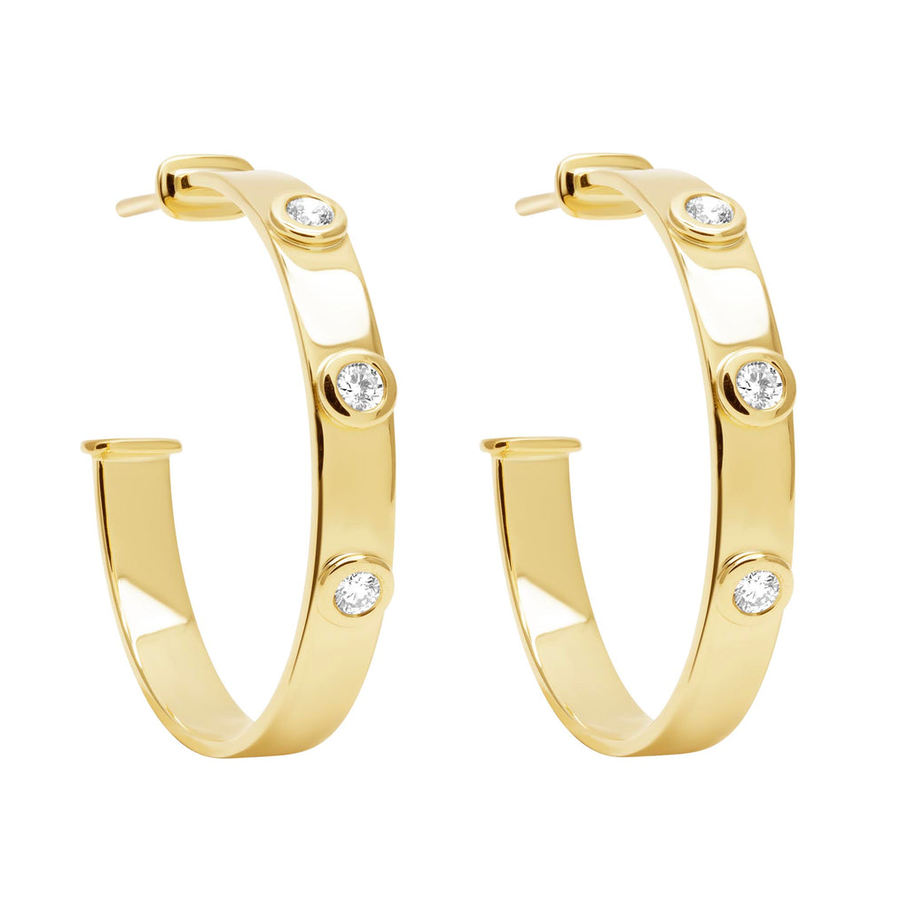 Earrings - Diamond In 18k Gold