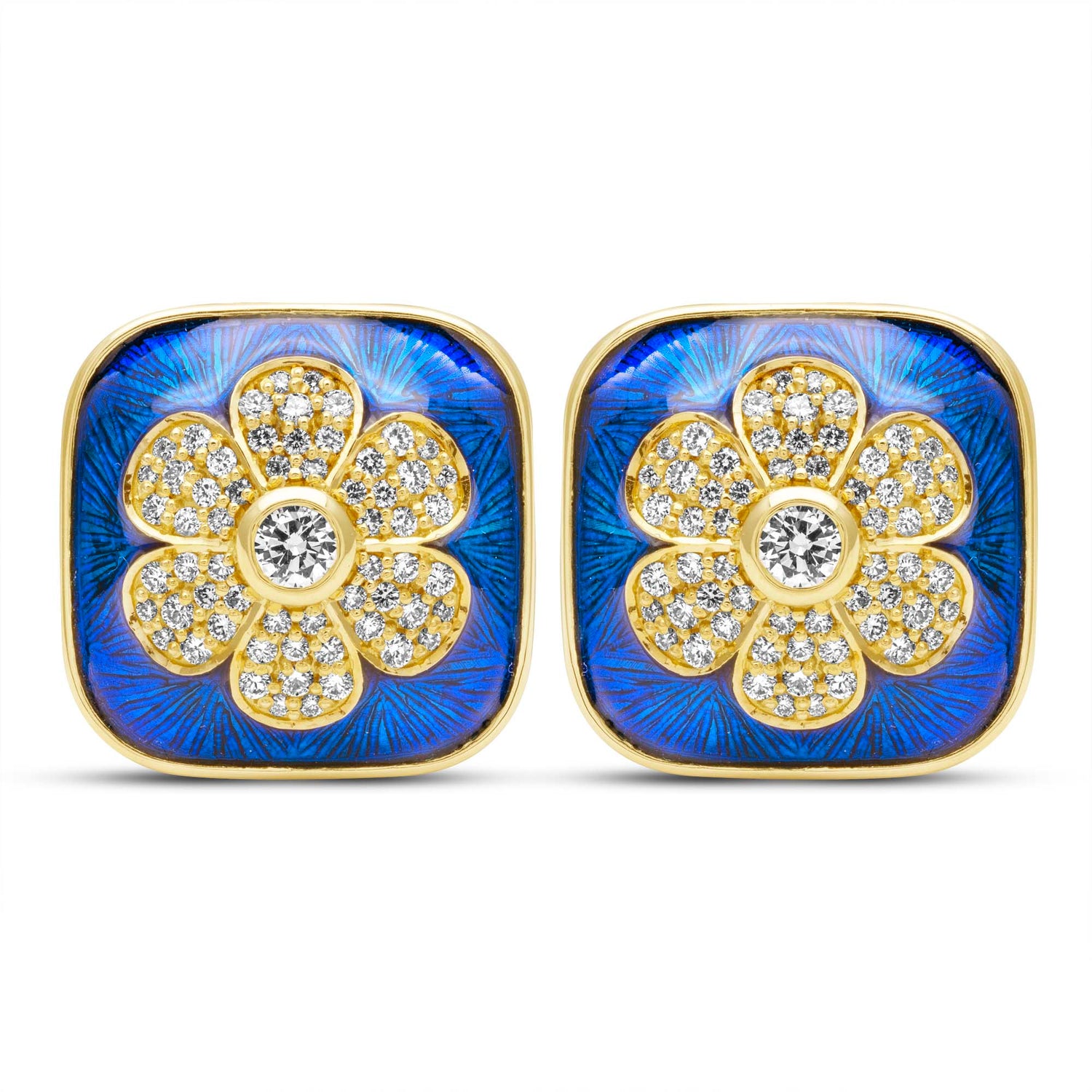 Earrings - Diamond (Enamel) | Singhvi Jewels