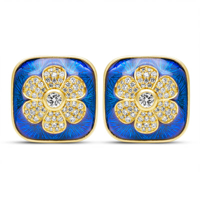 Earrings - Diamond (Enamel)