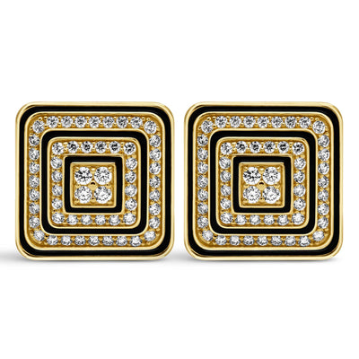 Earrings - Diamond (Enamel)