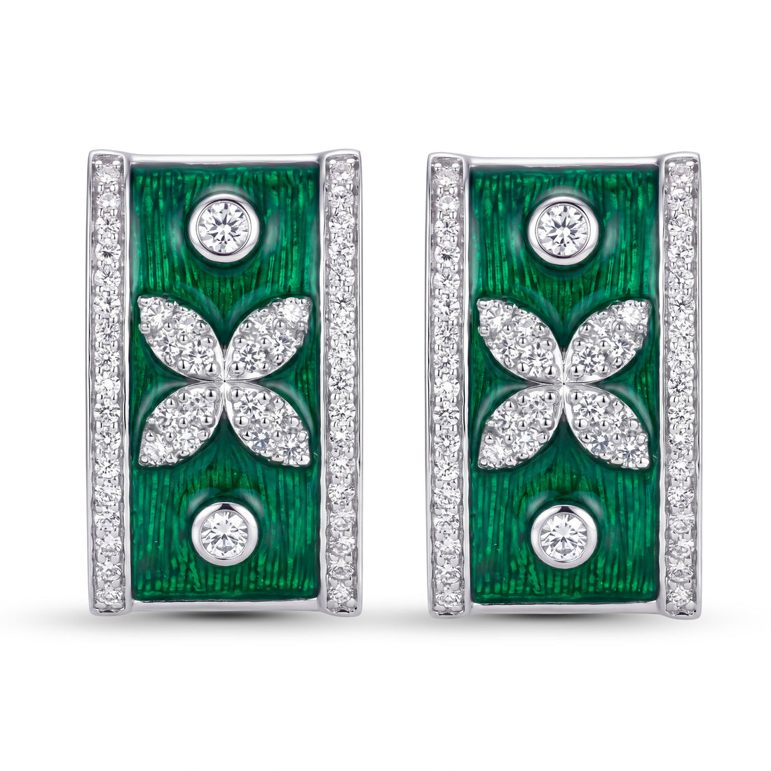 Earrings - Diamond (Enamel) | Singhvi Jewels