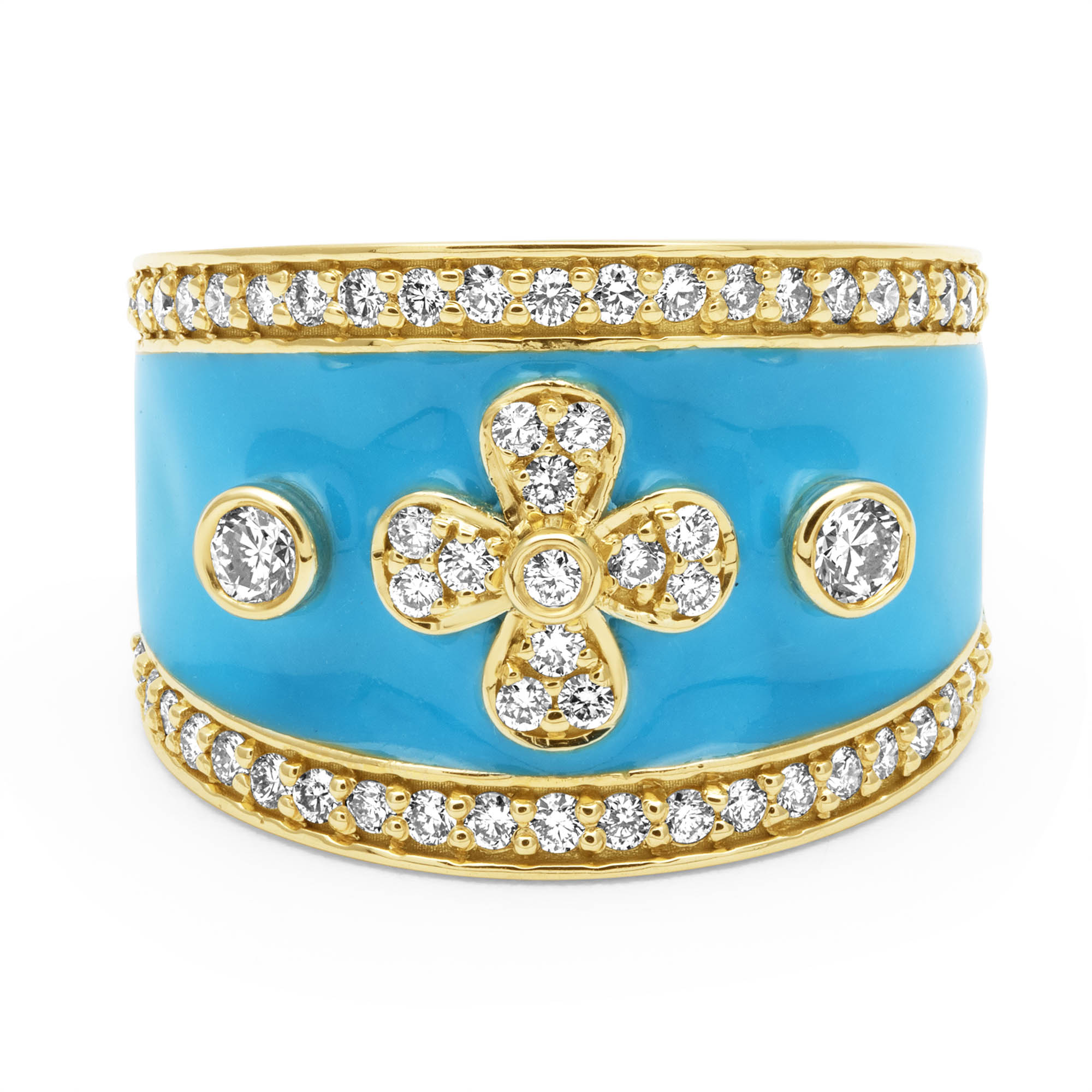 Ring - Diamond (Enamel) | Singhvi Jewels