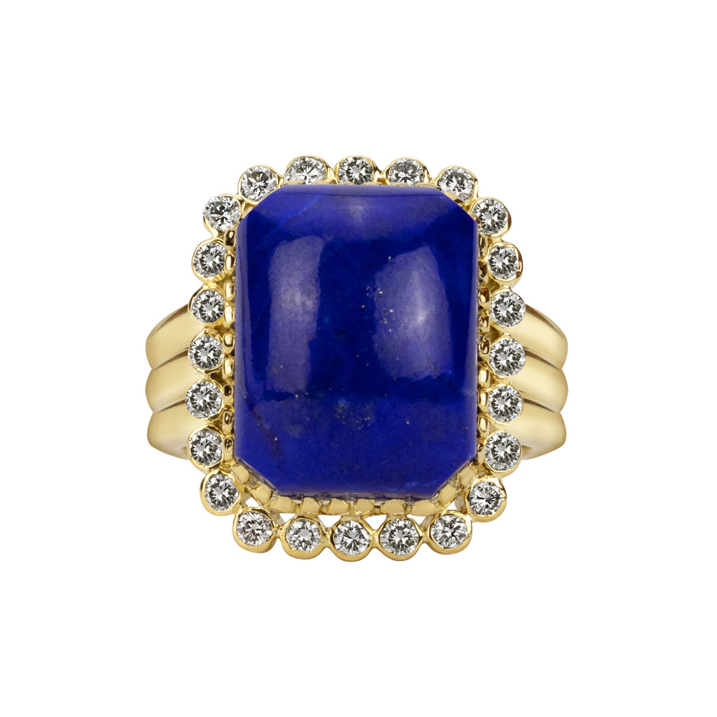 Ring - Lapis Lazuli & Diamond