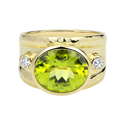 Repair - Ring - Peridot And Diamond (2323A) | Singhvi Jewels