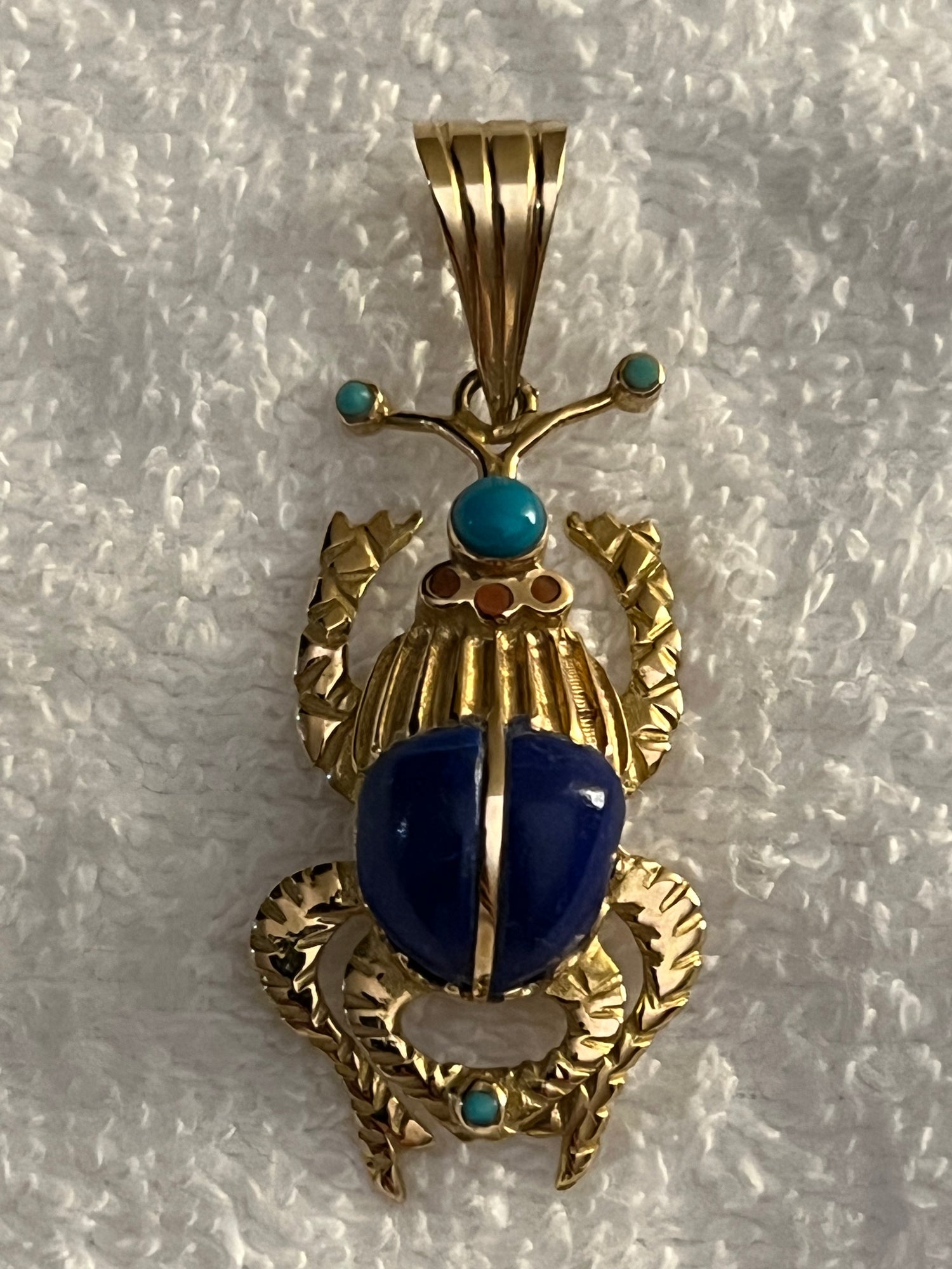 Repair - Pendant - Turquoise and Lapis Lazuli | Singhvi Jewels