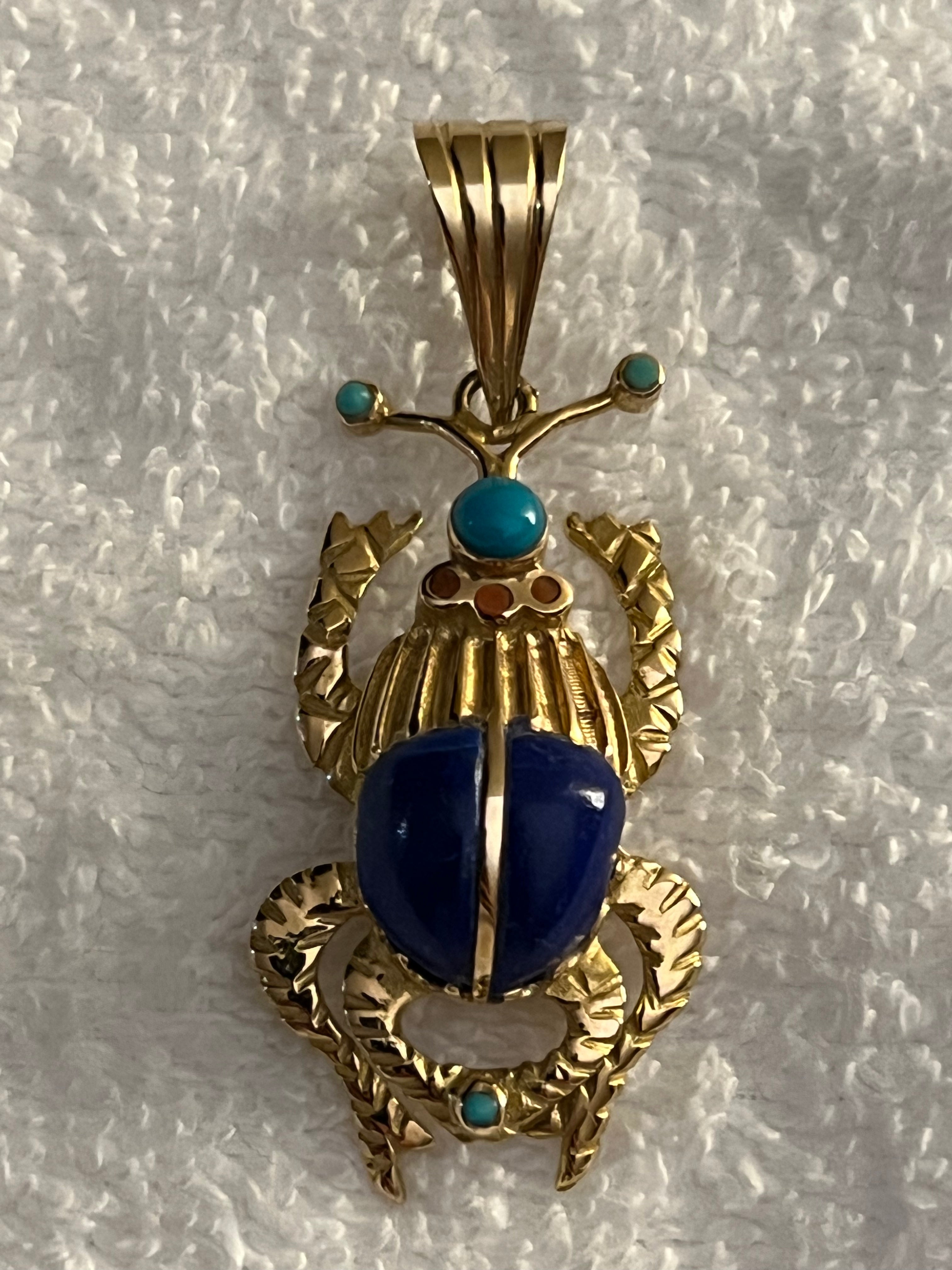 Repair - Pendant - Turquoise and Lapis Lazuli | Singhvi Jewels