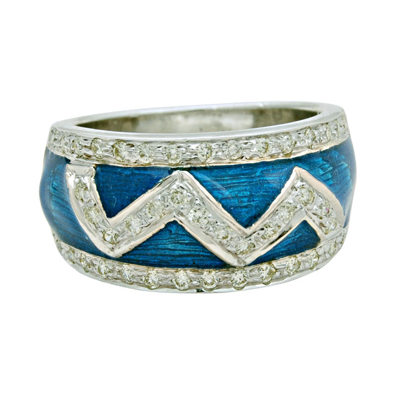 Ring - Diamond (Enamel) | Singhvi Jewels