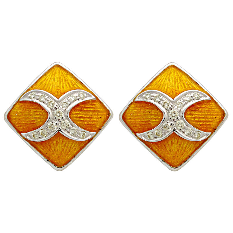 Earrings-Diamond (Enamel) | Singhvi Jewels