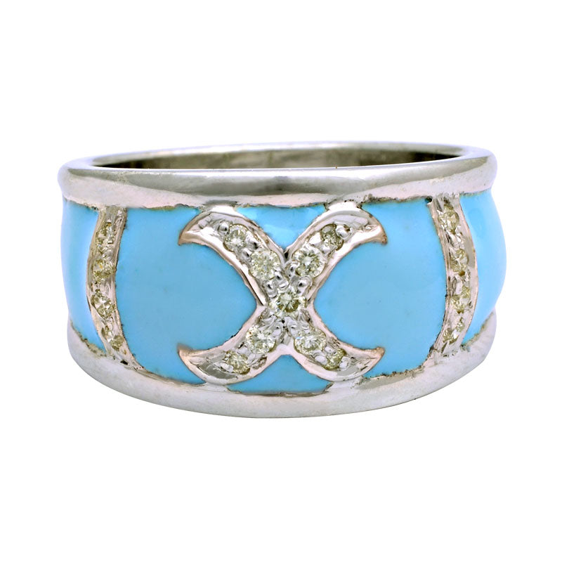 Ring-Diamond (Enamel) | Singhvi Jewels