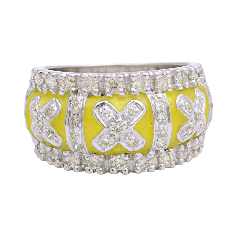 Ring - Diamond (Enamel) | Singhvi Jewels
