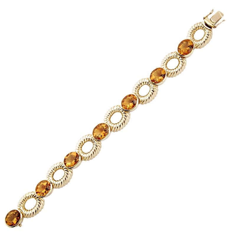 Bracelet-Citrine (1246B) | Singhvi Jewels