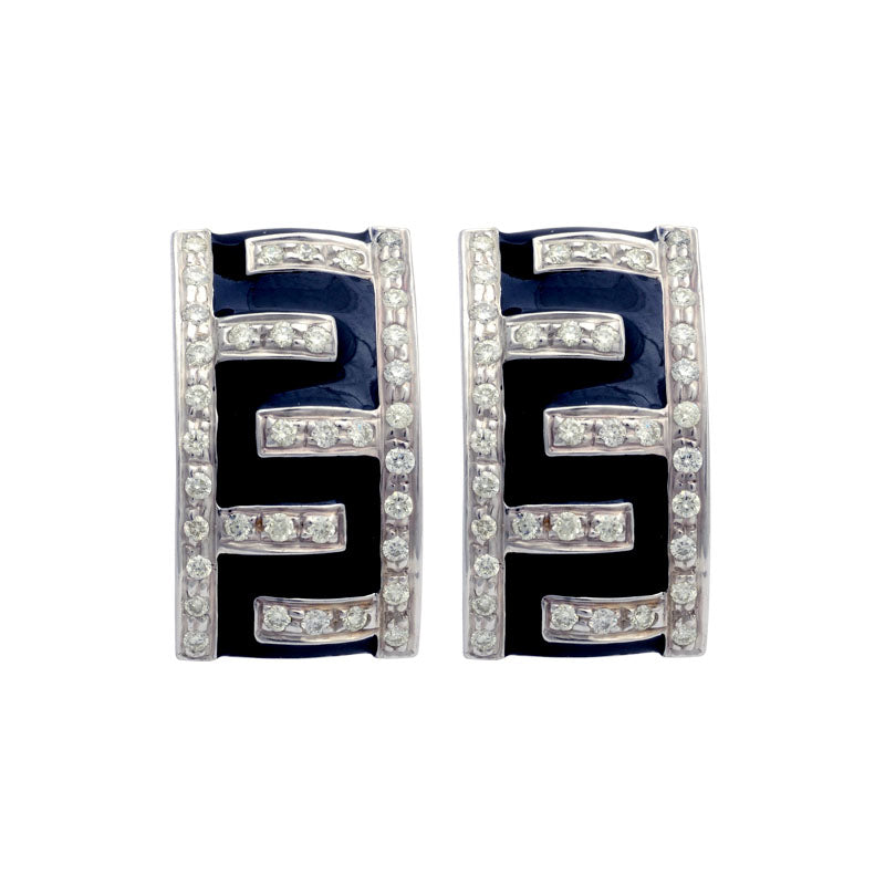 Earrings - Diamond (Enamel) | Singhvi Jewels