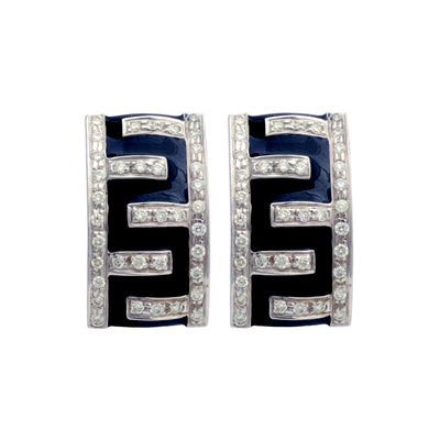 Earrings - Diamond (Enamel)