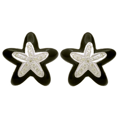 Earrings - Diamond (Enamel)