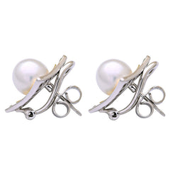 Earrings-South Sea Pearl and Diamond