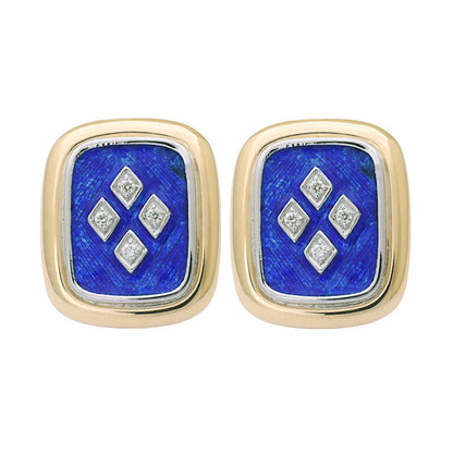 Earrings-Diamond (Enamel) | Singhvi Jewels