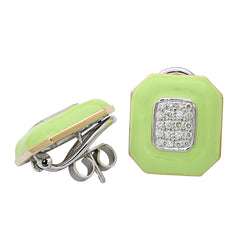 Earrings-Diamond (Enamel)