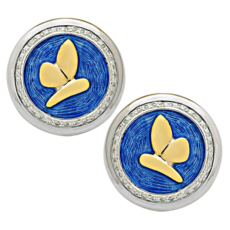 Earrings-Diamond (Enamel) | Singhvi Jewels