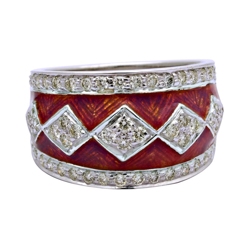 Ring - Diamond (Enamel) | Singhvi Jewels