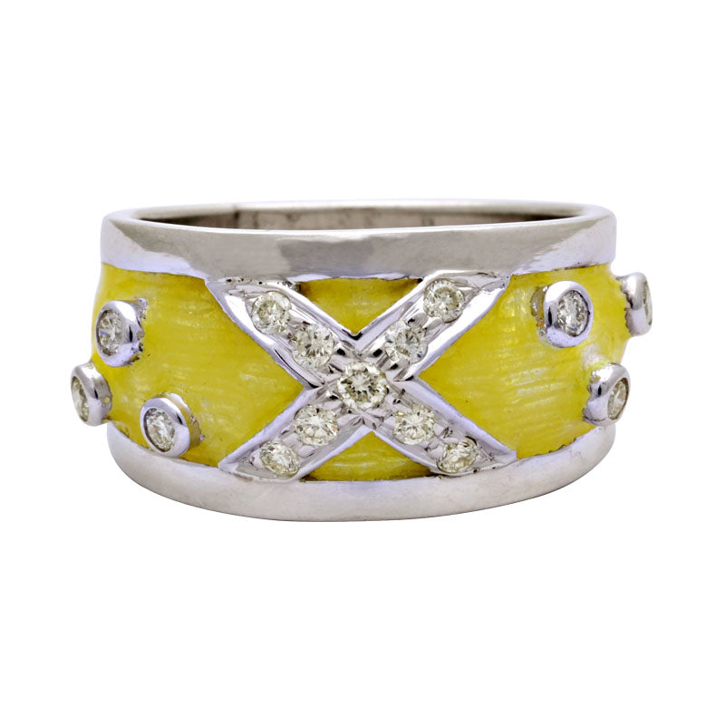 Ring-Diamond (Enamel) | Singhvi Jewels