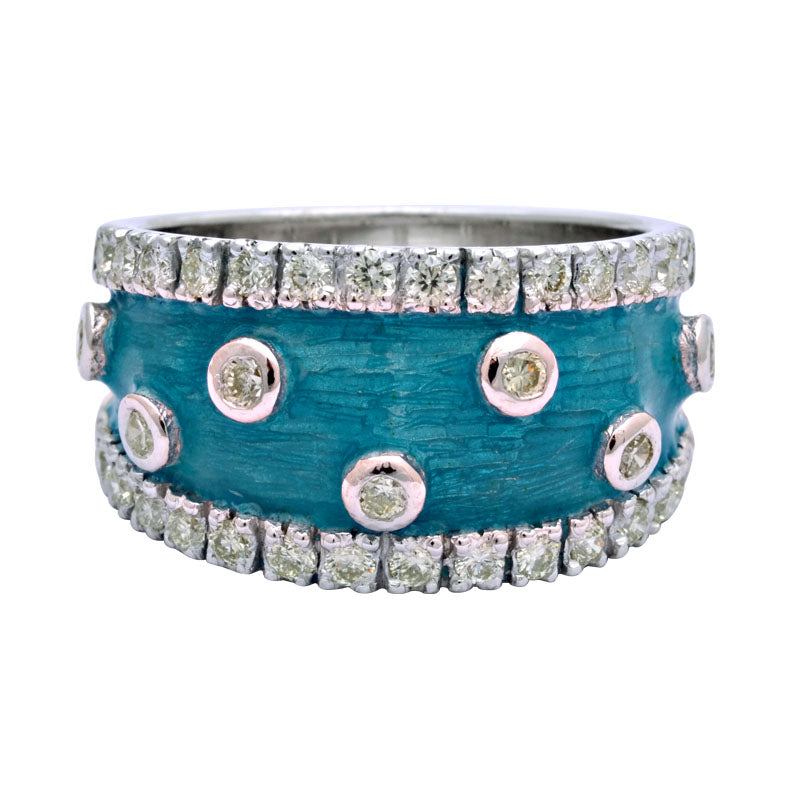 Ring - Diamond (Enamel) | Singhvi Jewels