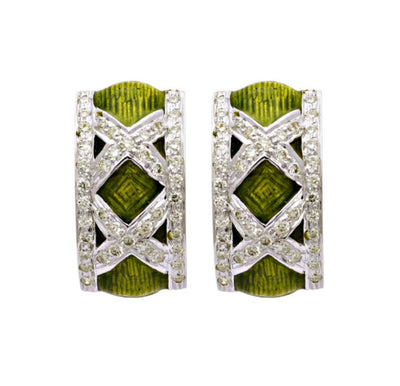 Earrings - Diamond (Enamel)