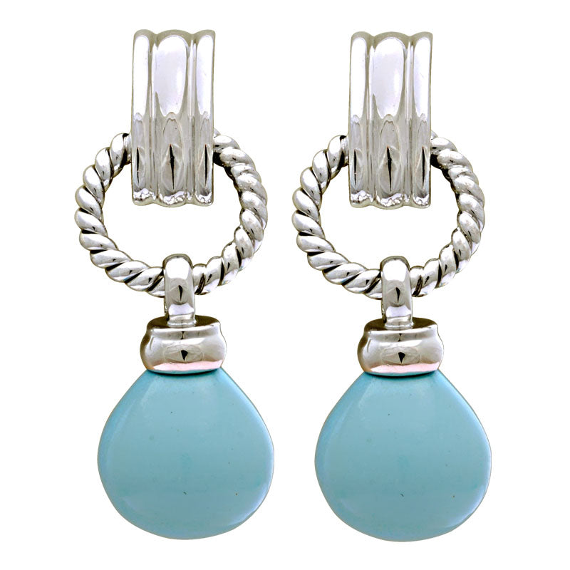 Earrings - Turquoise | Singhvi Jewels