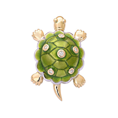 Brooch - Diamond (Enamel)