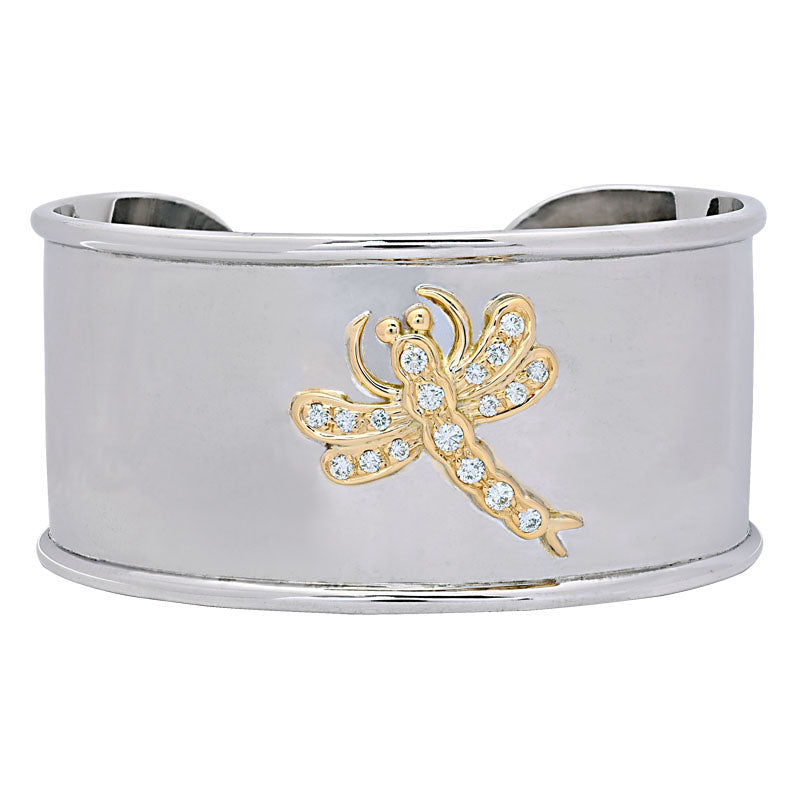 Cuff Bangle- Diamond
