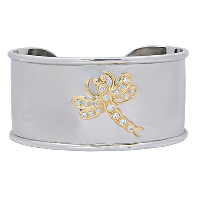 Cuff Bangle- Diamond