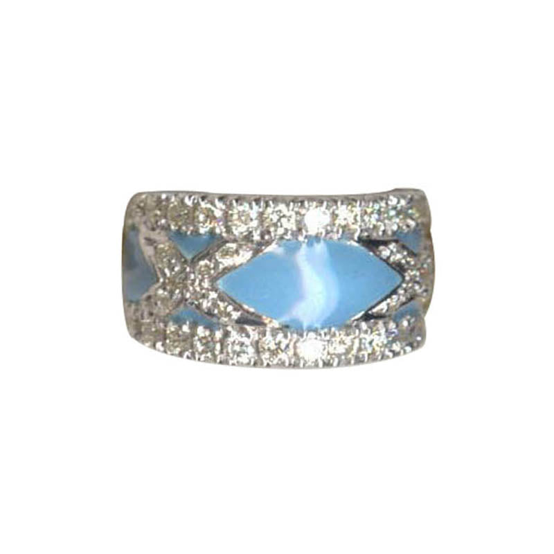 Ring- Diamond (Enamel) (141HS) | Singhvi Jewels
