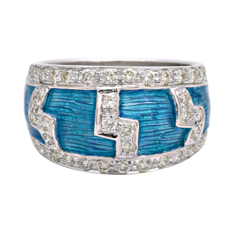 Ring - Diamond (Enamel) | Singhvi Jewels