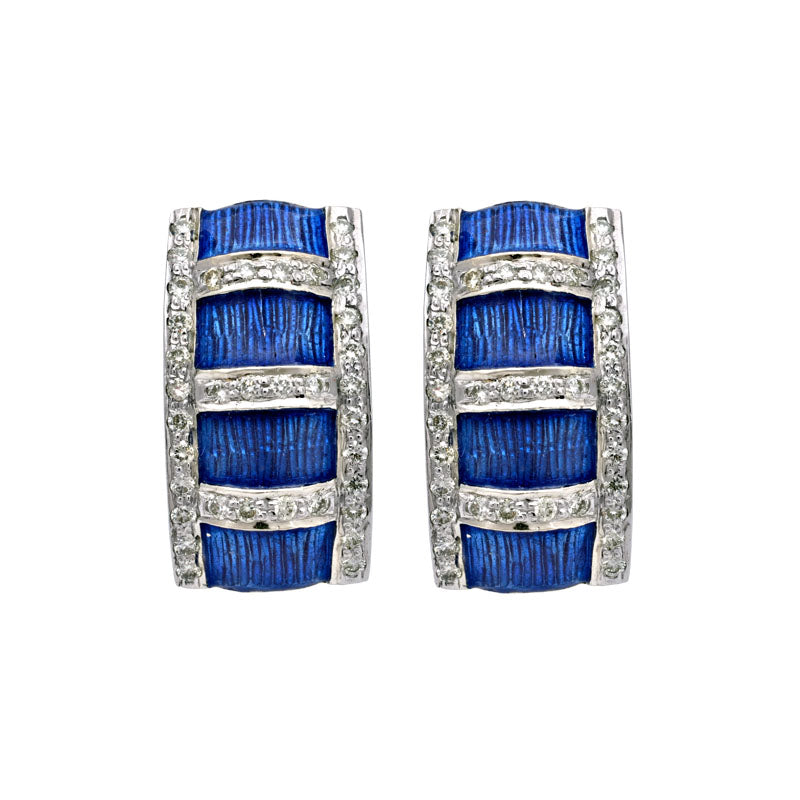 Earrings-Diamond (Enamel) | Singhvi Jewels