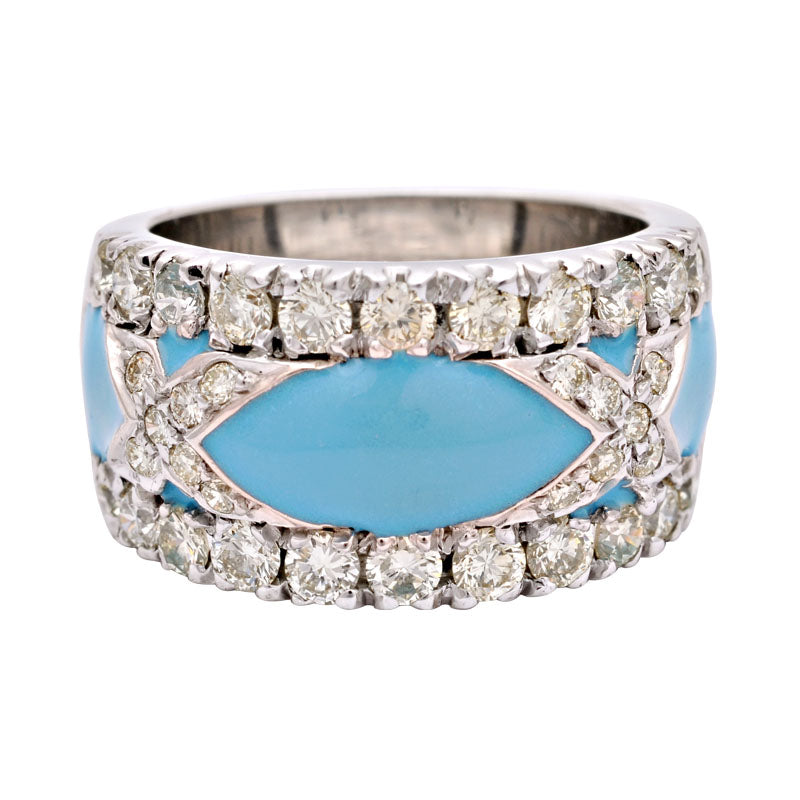Ring - Diamond (Enamel) | Singhvi Jewels