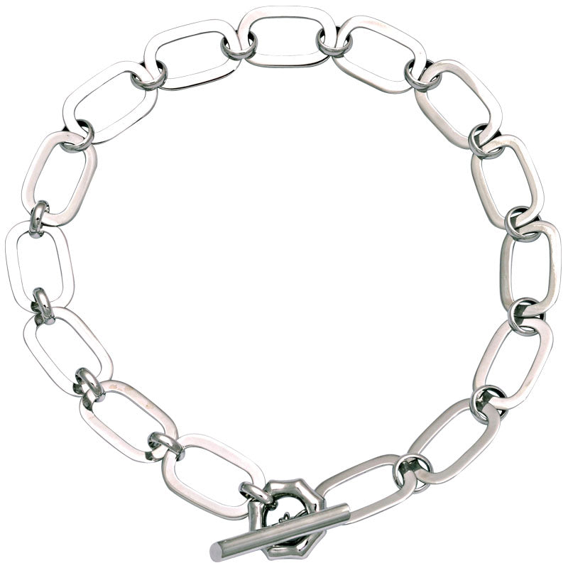 Toggle Necklace - Sterling Silver | Singhvi Jewels