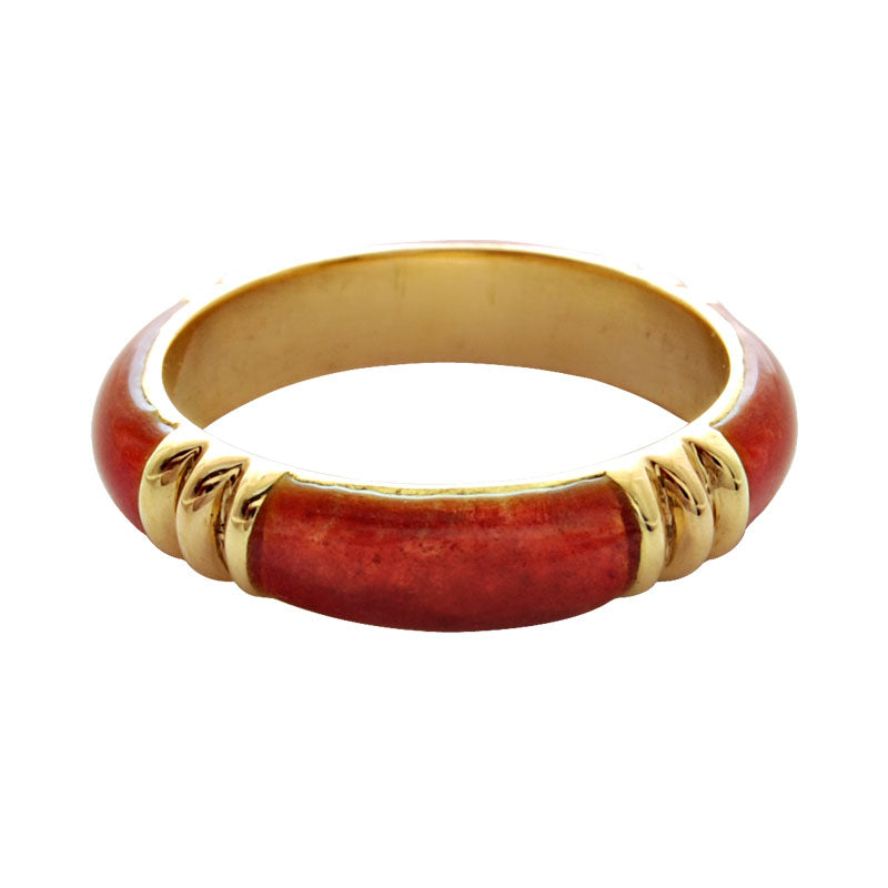 Ring-Plain Gold (Enamel)