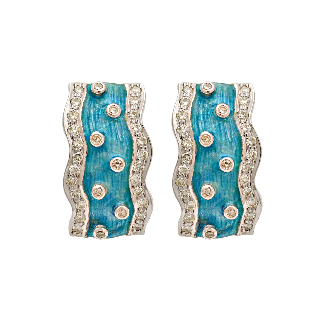 Earrings - Diamond (Enamel) | Singhvi Jewels