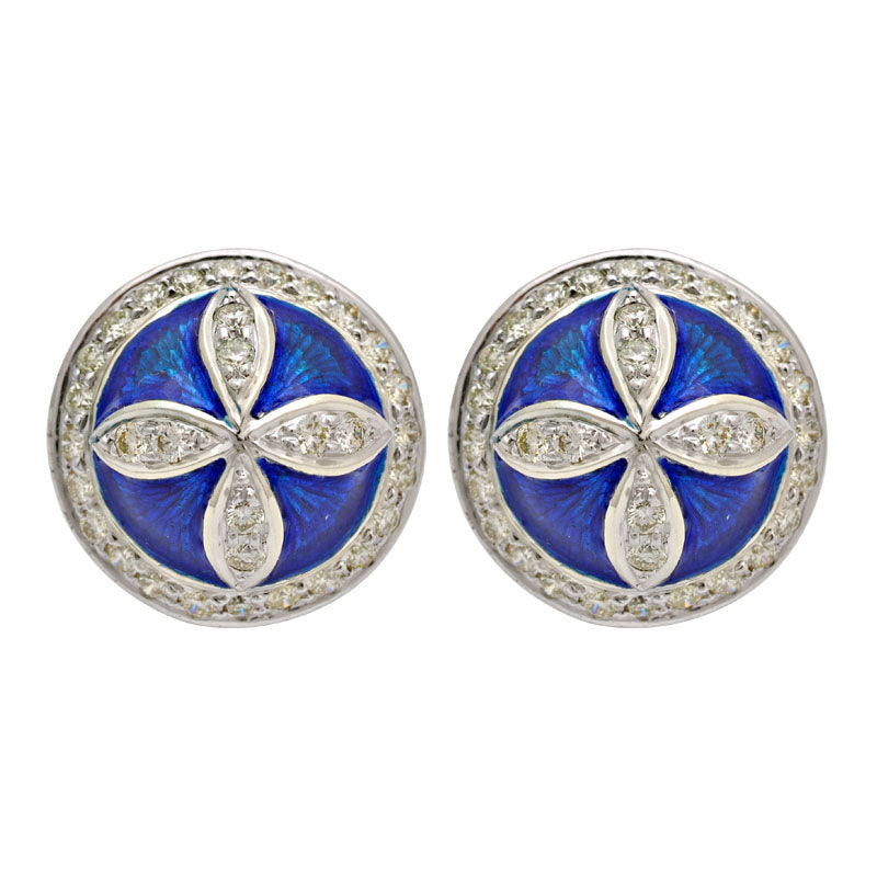 Earrings-Diamond (Enamel) | Singhvi Jewels