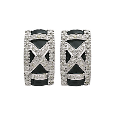 Earrings - Diamond (Enamel)